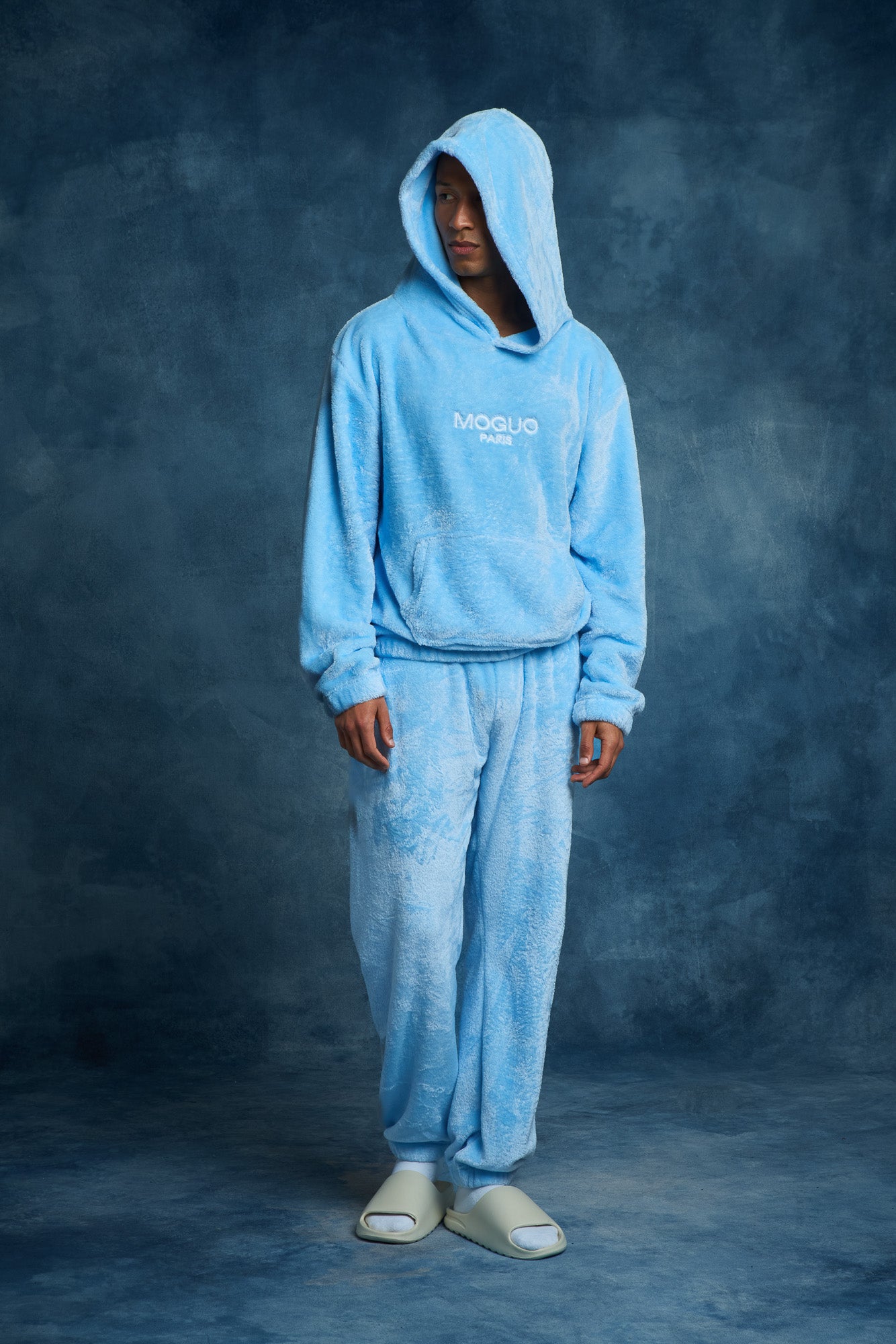 Pantalon d'intérieur bleu ciel