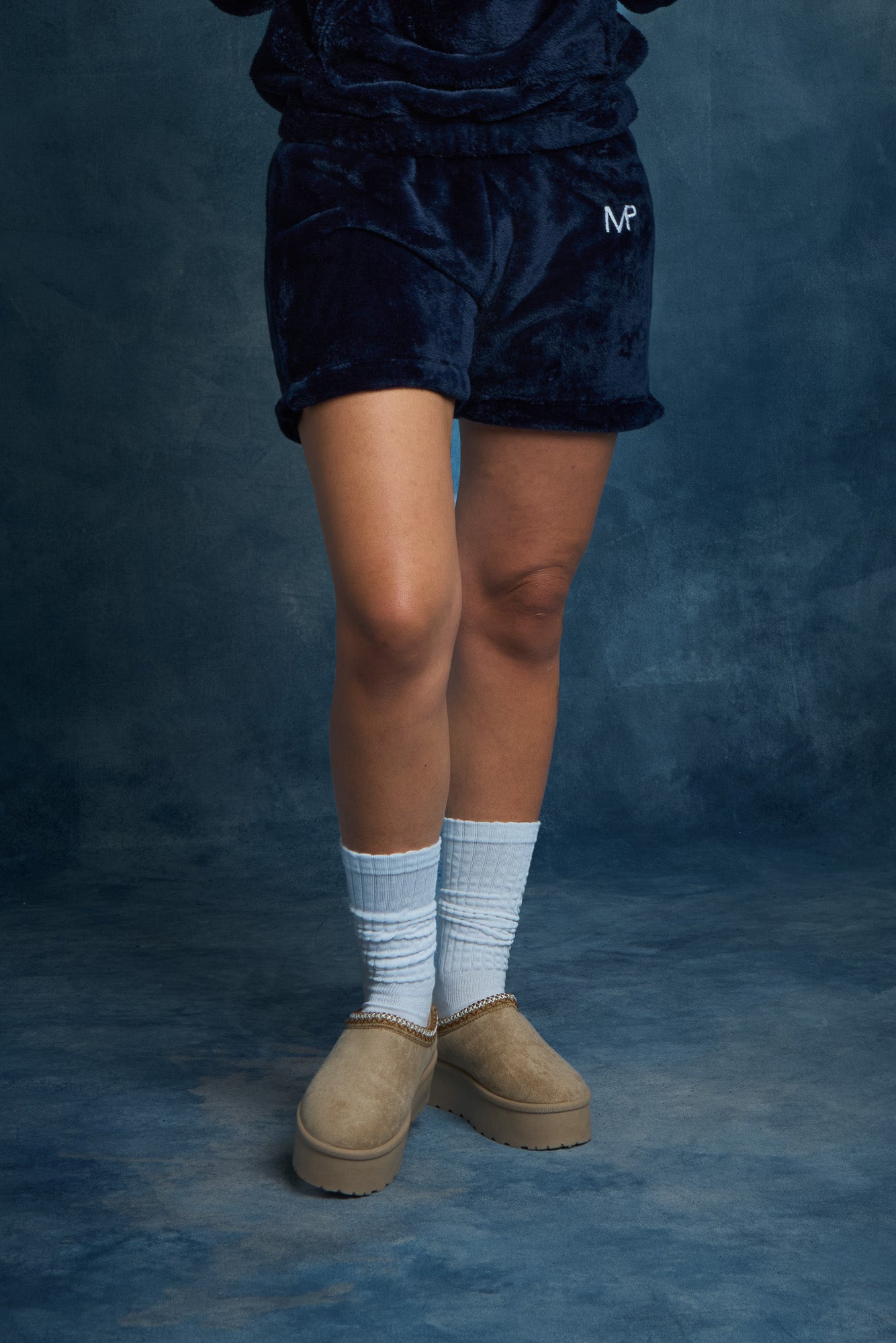 Short d'intérieur bleu marine