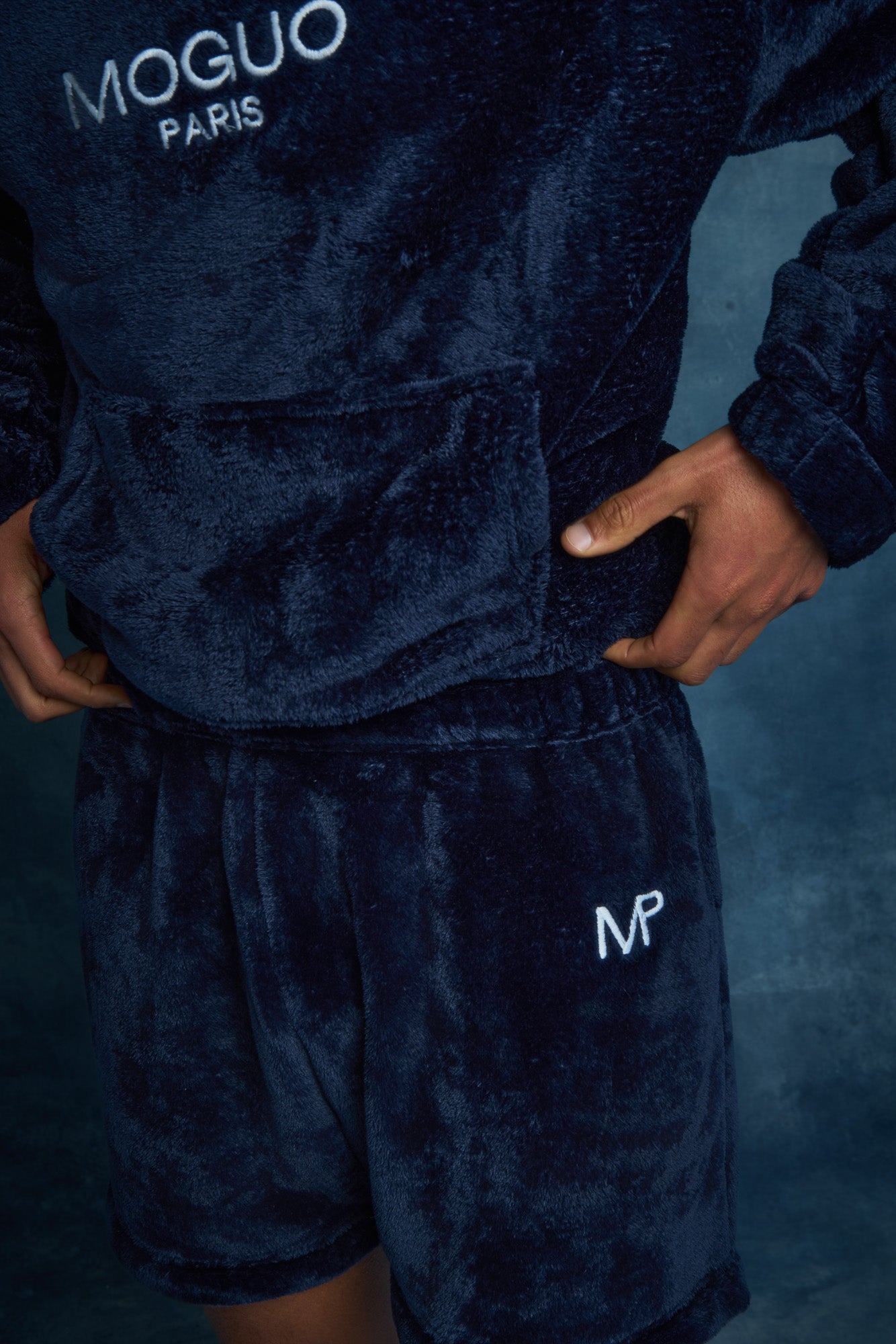 Short d'intérieur bleu marine
