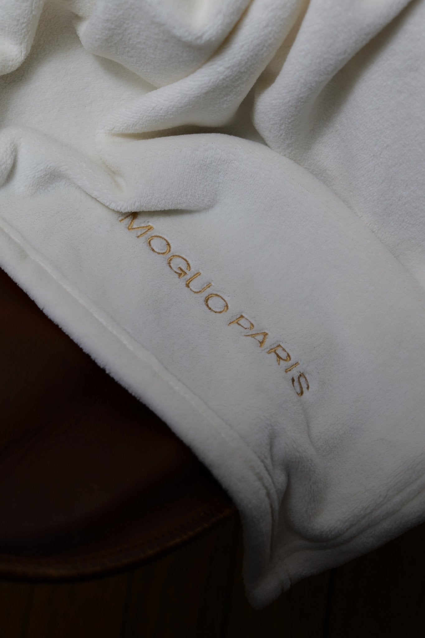 Plaid crème ultra doux 180x170 cm - Moguo Paris