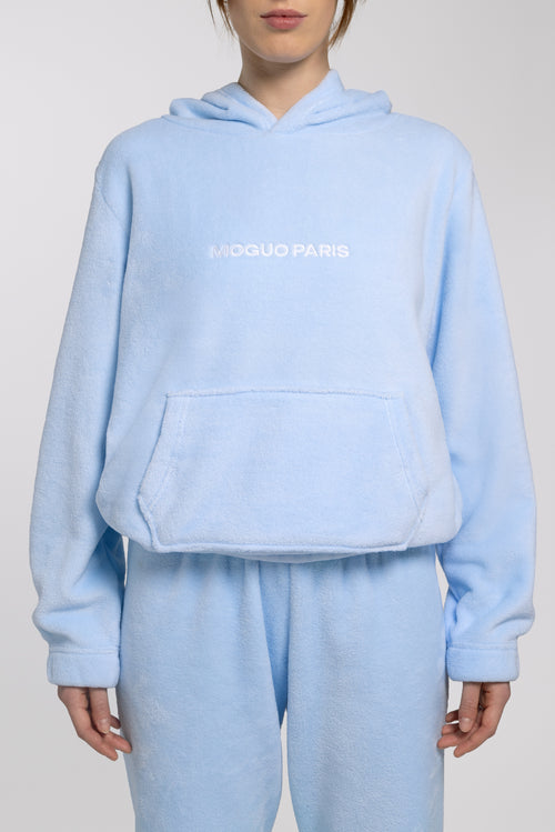 Sweat moguo bleu