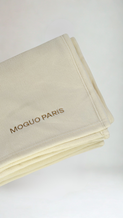 Plaid crème ultra-doux & chaud 180cm x 170cm