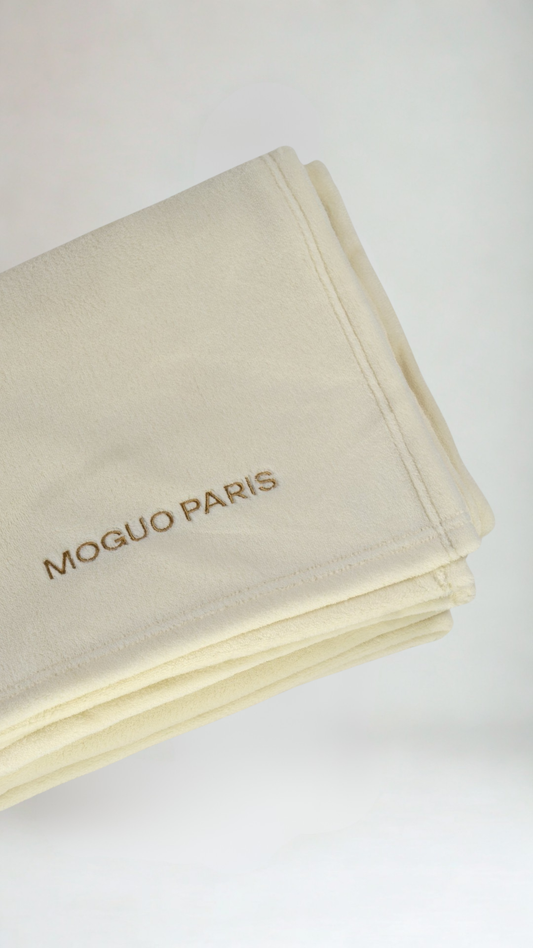 Plaid crème ultra-doux & chaud 180cm x 170cm