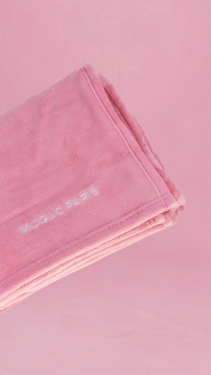 Plaid rose ultra-doux & chaud 180cm x 170cm