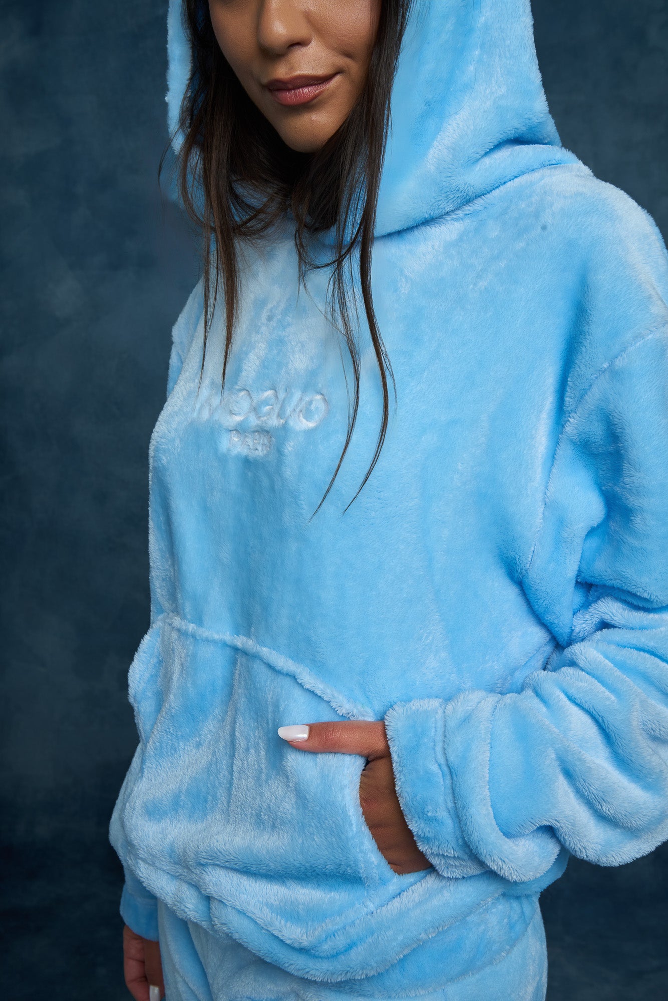 Sweat d'intérieur bleu ciel