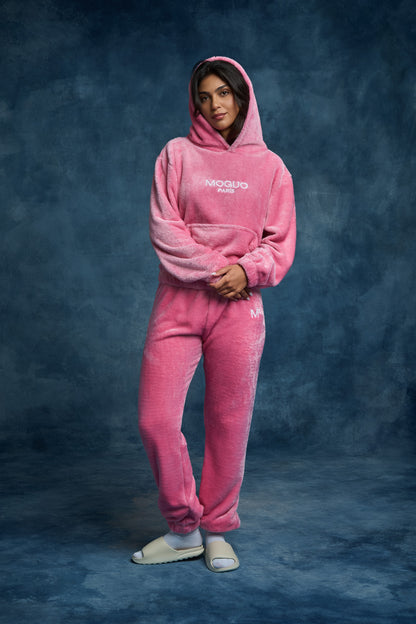 Women's pink indoor sweatshirt