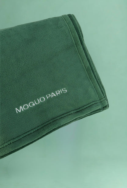 Plaid vert ultra-doux & chaud 180cm x 170 cm