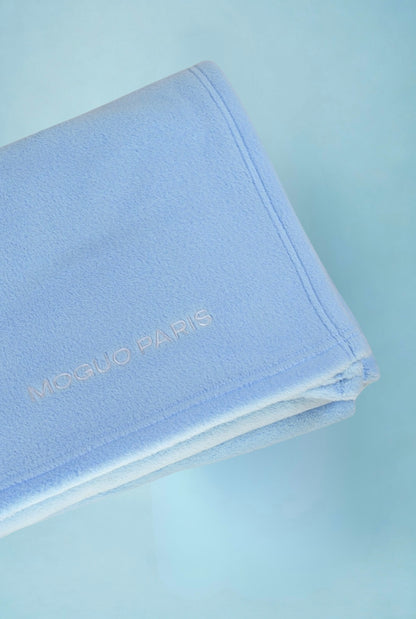 Plaid bleu ultra-doux & chaud 180cm x 170cm