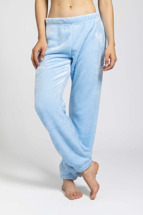 Pantalon d'intérieur bleu ciel femme - Moguo Paris