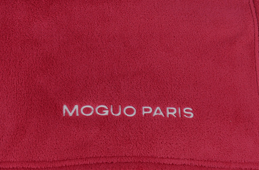 Plaid rouge ultra doux 180x170 cm - Moguo Paris