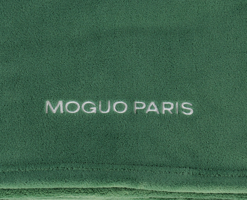 Plaid vert ultra doux 180x170 cm - Moguo Paris