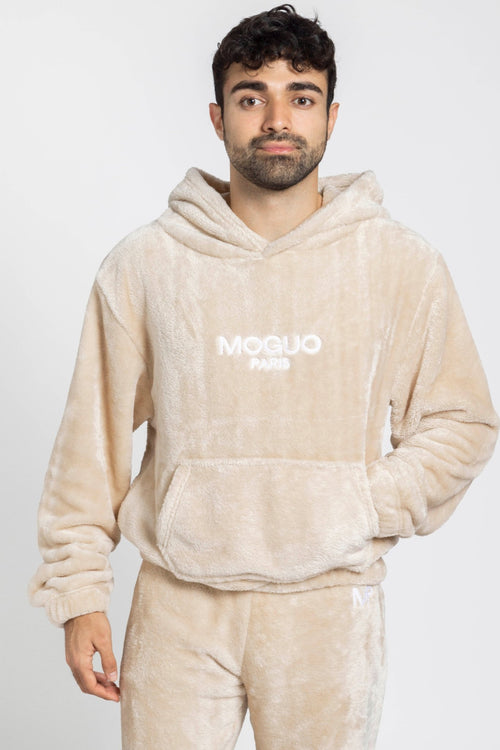 Sweat d'intérieur beige homme - Moguo Paris