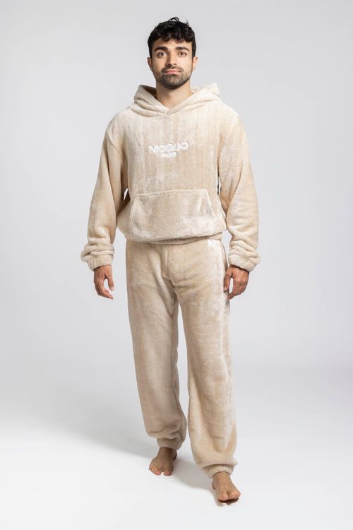 Sweat d'intérieur beige homme - Moguo Paris