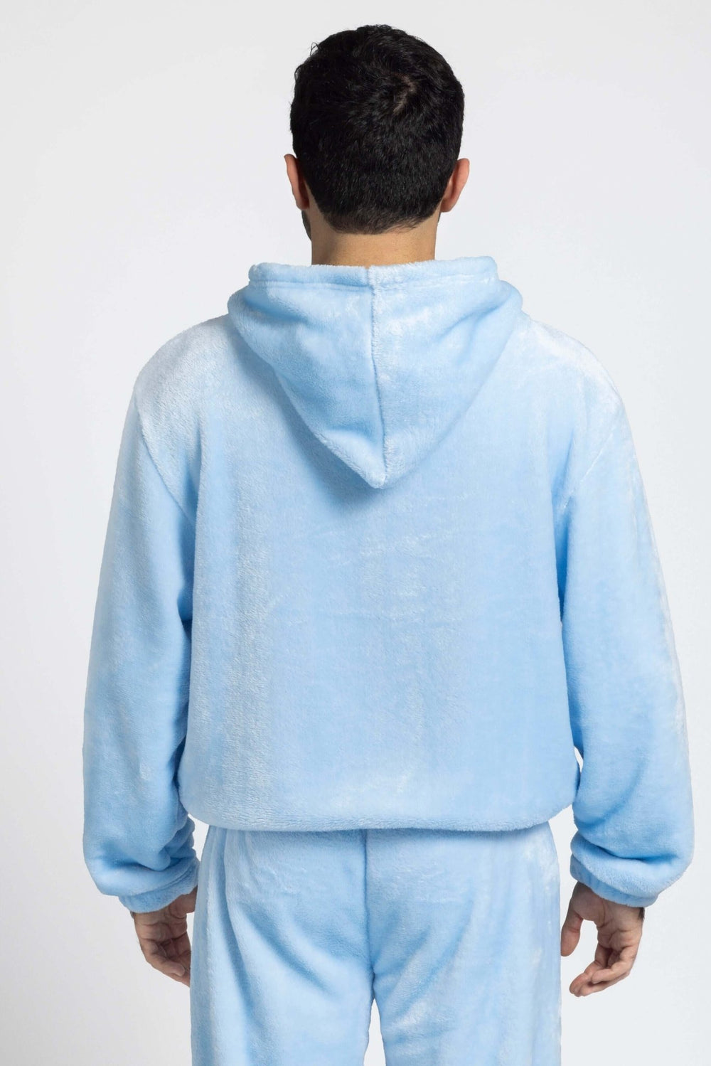 Sweat d'intérieur bleu ciel homme - Moguo Paris