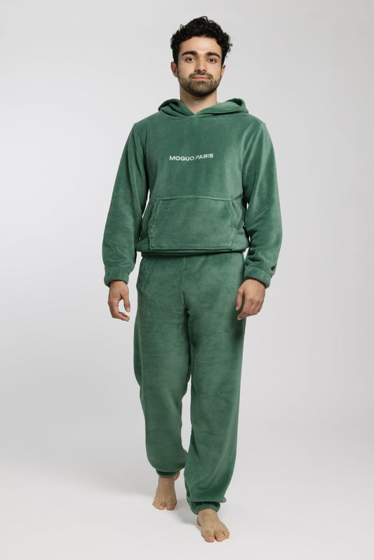 Sweat d'intérieur vert - Moguo Paris